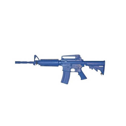 Blueguns Colt M4 Training Guns Weighted No Light/Laser Attachment Rifle Blue Closed Stock 14" Barrel - Blueguns
