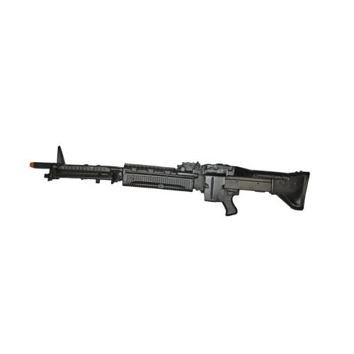 Blueguns Universal M60 Machine Gun Training Guns Weighted No Light/Laser Attachment Rifle Black - Blueguns