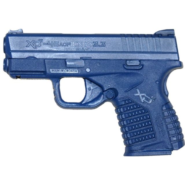 Blueguns Springfield Armory XD-S 3.3in Training Guns Not Weighted No Light/Laser Attachment Handgun Blue - Blueguns