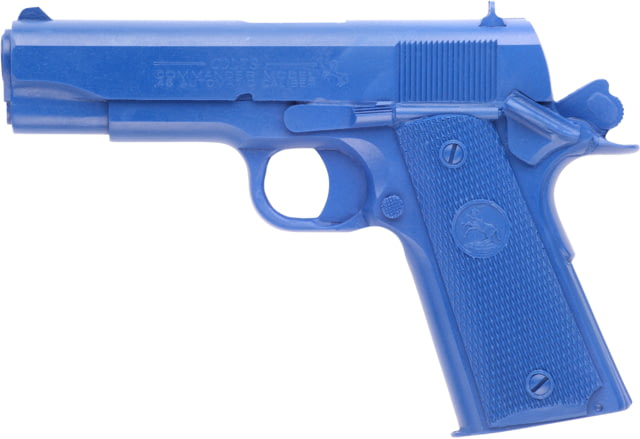 Blueguns Colt  Commander Training Guns Not Weighted No Light/Laser Attachment Pistol Cocked and Locked Blue - Blueguns