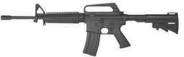 Blueguns Colt Automatic Rifle-15 Training Guns Weighted No Light/Laser Attachment Rifle Black - Blueguns