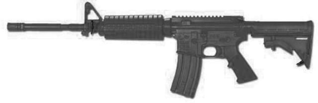 Blueguns Colt M4 Training Guns Weighted No Light/Laser Attachment Rifle Black Flat Top Open Stock 14" Barrel - Blueguns