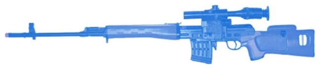 Blueguns Dragunov Dragunov Sniper Rifle Training Guns Not Weighted No Light/Laser Attachment Rifle Blue - Blueguns