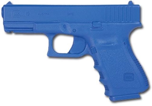 Blueguns Glock 19 Training Guns Unweighted w/o Light/Laser Attachment Handgun Blue - Blueguns