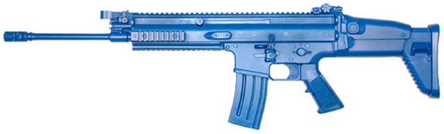 Blueguns FN Herstal SCAR 16S Training Guns Not Weighted No Light/Laser Attachment Handgun Closed Stock Blue - Blueguns