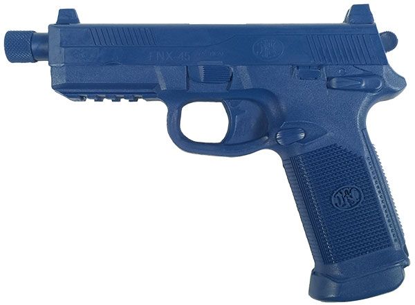 Blueguns FN Herstal FNX-45 Tactical Training Guns Not Weighted No Light/Laser Attachment Handgun Blue - Blueguns