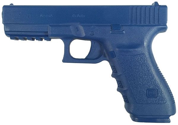 Blueguns Glock 21SF Training Guns Not Weighted No Light/Laser Attachment Handgun w/Rails Blue - Blueguns