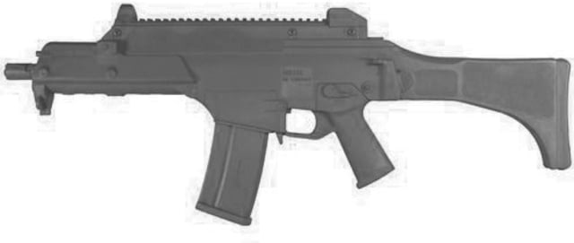 Blueguns Heckler & Koch G36 Compact Training Guns Weighted No Light/Laser Attachment Rifle Black - Blueguns