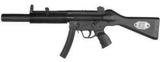 Blueguns Heckler & Koch MP5 SD Training Guns Not Weighted No Light/Laser Attachment Rifle Black - Blueguns