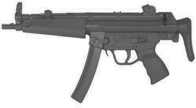 Blueguns Heckler & Koch MP5A3 Training Guns Weighted No Light/Laser Attachment Rifle Black - Blueguns