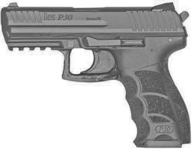 Blueguns Heckler & Koch P30 Training Guns Not Weighted No Light/Laser Attachment Handgun Black - Blueguns