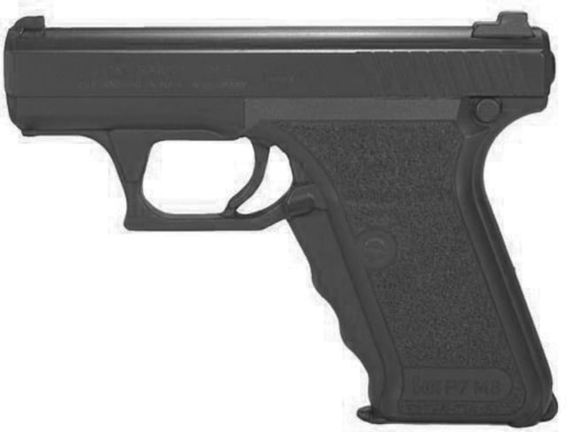 Blueguns Heckler & Koch P7M8 Training Guns Weighted No Light/Laser Attachment Handgun Black - Blueguns