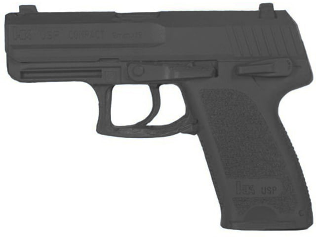 Blueguns Heckler & Koch USP Compact 9mm Training Guns Weighted No Light/Laser Attachment Handgun Black - Blueguns