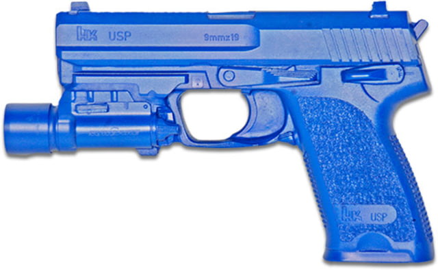 Blueguns Heckler & Koch USP 9mm Training Guns Not Weighted Surefire X300 Handgun w/X300 Tactical Light Blue - Blueguns