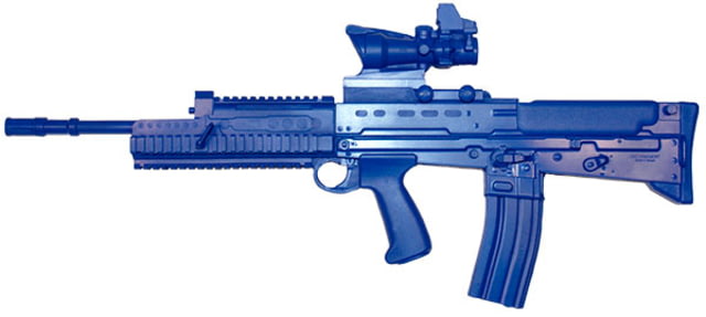 Blueguns Lee-Enfield SA80 Training Guns Not Weighted No Light/Laser Attachment Rifle w/Forward Rail ACOG Blue