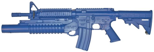 Blueguns Colt M4 Commando Training Guns Not Weighted No Light/Laser Attachment Rifle Blue - Blueguns