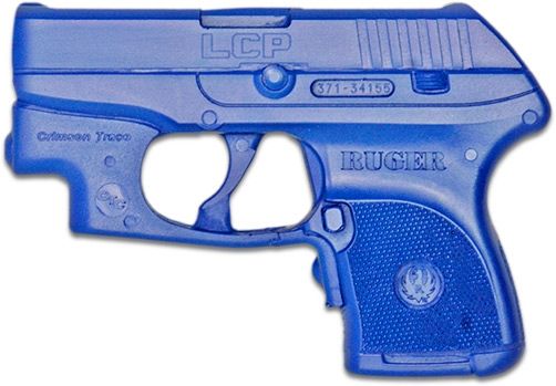 Blueguns Ruger LCP Training Guns Unweighted Crimson Trace CTC Laserguard Handgun w/C.T. Laserguard Blue - Blueguns