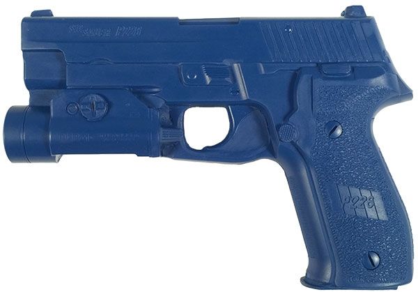 Blueguns SIG Sauer P226 DAK Training Guns Not Weighted Streamlight TLR-1 Handgun Rails Blue - Blueguns