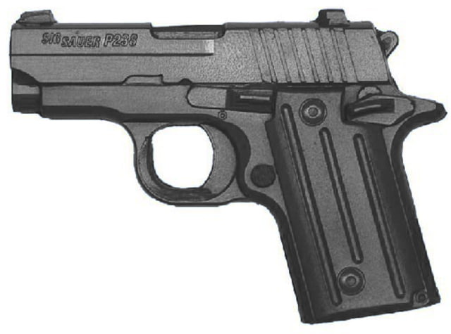 Blueguns SIG Sauer P238 Training Guns Not Weighted No Light/Laser Attachment Handgun Black - Blueguns