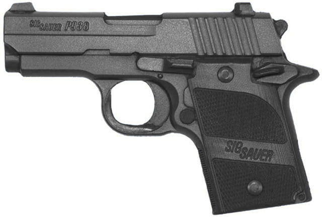 Blueguns SIG Sauer P938 Training Guns Weighted No Light/Laser Attachment Handgun Black - Blueguns