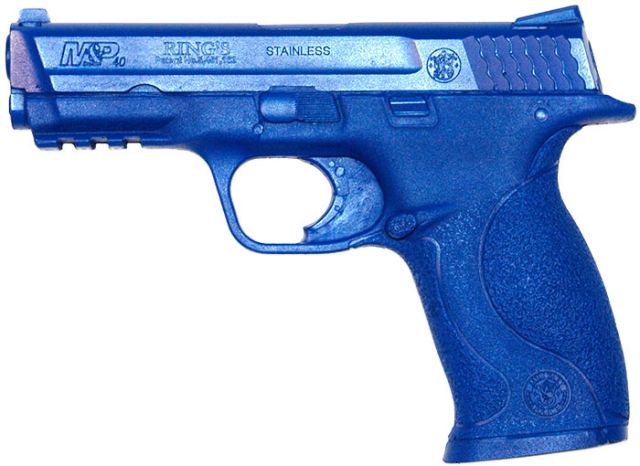 Blueguns Smith & Wesson M&P 40 Training Guns Not Weighted No Light/Laser Attachment Handgun Large Backstrap Blue - Blueguns