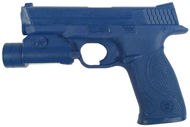 Blueguns Smith & Wesson M&P 40 Training Guns Not Weighted No Light/Laser Attachment Handgun Small Backstrap w/TLR-1 Blue - Blueguns