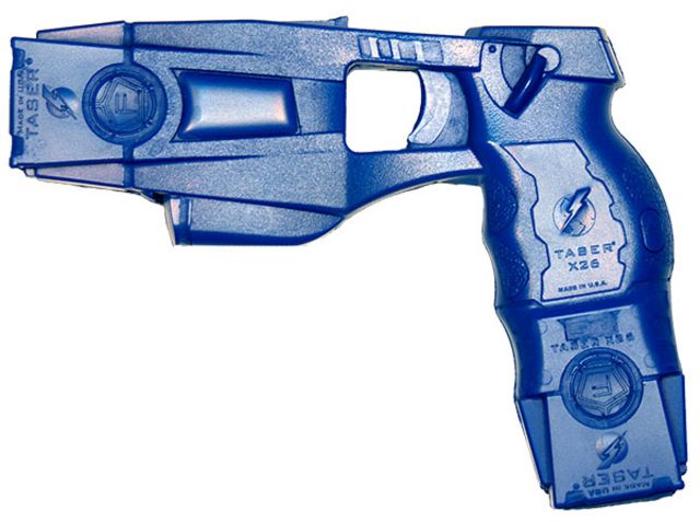 Blueguns TASER International Taser X26 Training Guns Not Weighted No Light/Laser Attachment Handgun w/Extra Cartridge Blue - Blueguns