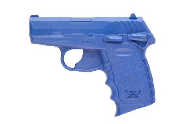 Blueguns SCCY CPX-1 Training Guns Unweighted w/o Light/Laser Attachment Handgun Blue - Blueguns