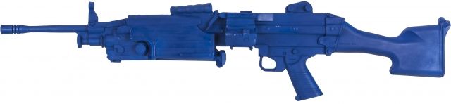 Blueguns FN Herstal 249 Training Guns Weighted No Light/Laser Attachment Rifle Blue - Blueguns