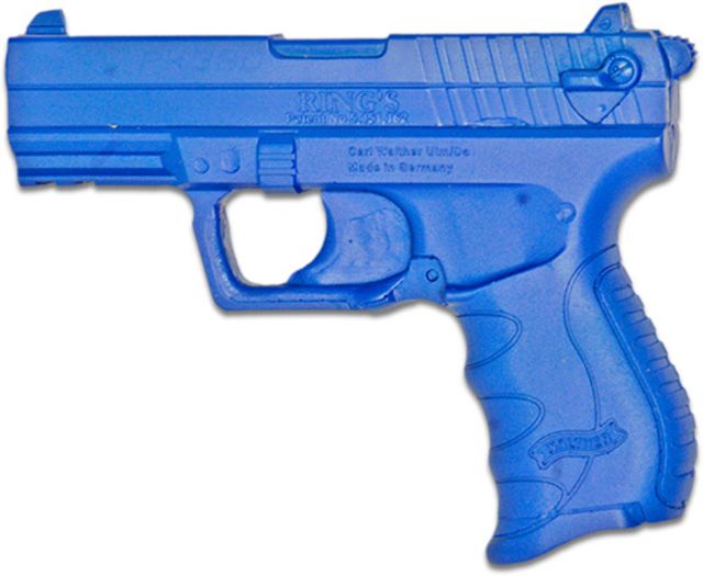 Blueguns Walther PK380 Training Guns Unweighted w/o Light/Laser Attachment Handgun Blue - Blueguns