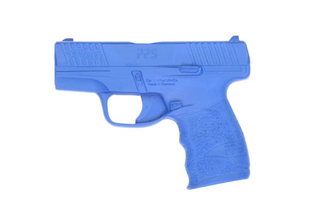 Blueguns Walther PPS M2 9mm Training Guns Not Weighted No Light/Laser Attachment Handgun Extended Grip Blue - Blueguns