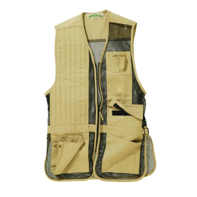 Bob Allen 240M Shooting Vest LH Khaki XS - Bob Allen