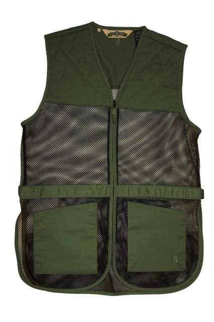 Bob Allen Full Mesh Dual Pad Shooting Vest Sage M - Bob Allen