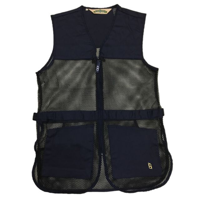 Bob Allen Full Mesh Dual Pad Shooting Vest Navy S - Bob Allen