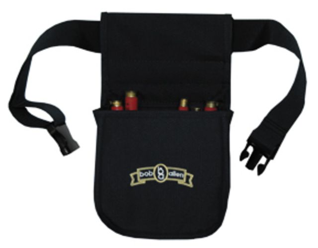 Bob Allen Team Series Divided Shell Pouch w/ Belt, Black, One Size, 22104 by USA Bob Allen Ammo Pouches