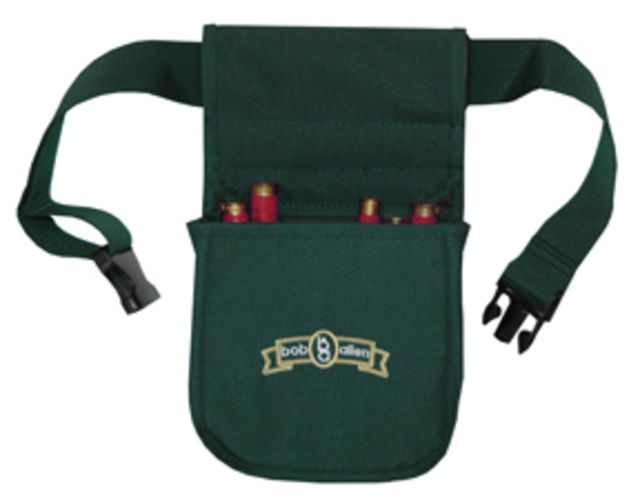 Bob Allen Team Series Divided Shell Pouch w/ Belt Green One Size - Bob Allen