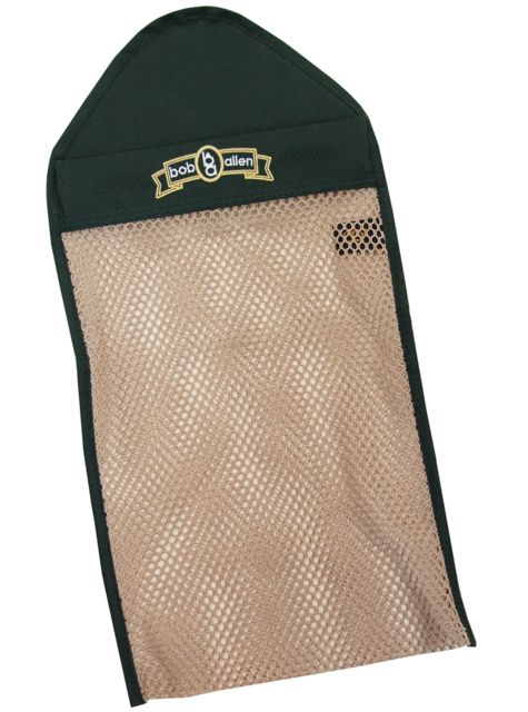 Bob Allen Mesh Empties Shell Pouch w/ Clip Green One Size - Bob Allen