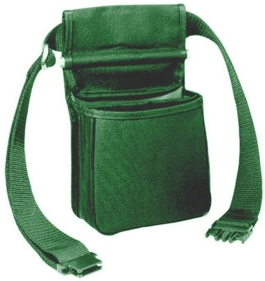 Bob Allen Original Divided Shell Pouch w/ Belt Green One Size - Bob Allen