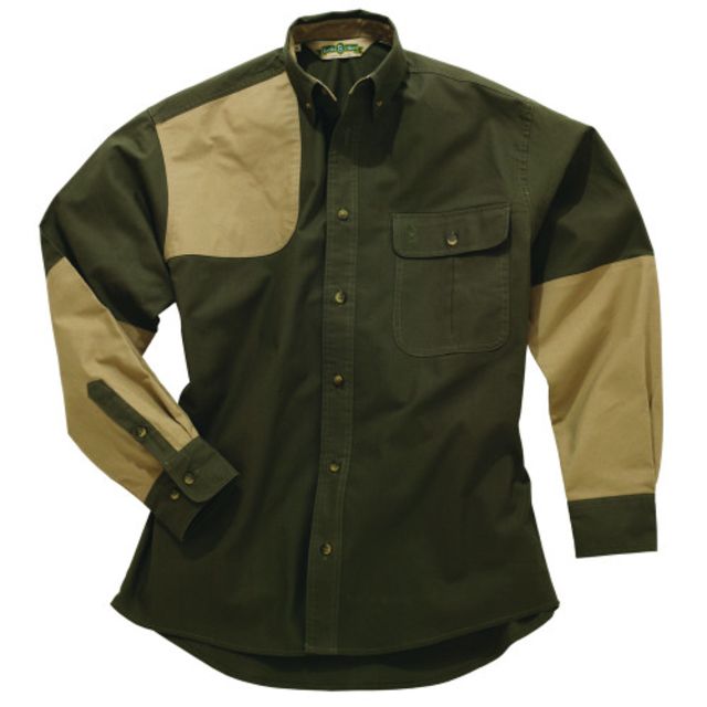 Bob Allen Standard High Prairie Long Sleeve Hunting Shirt Green/Tan 3XL