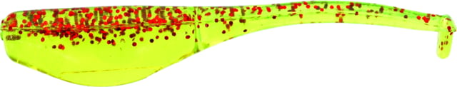 Bobby Garland Baby Shad SwimR Soft Bait 15 1/4in Chartreuse/Red Glitter