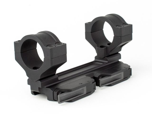 Bobro Engineering SCAR Dual Lever Mount 30mm Rings Right Side Levers Black