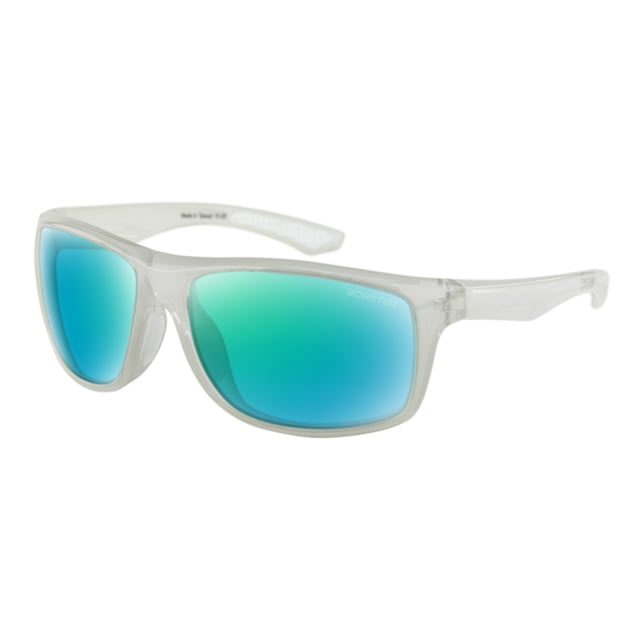Bobster Bobster Luna Sunglasses Gloss Crystal Pearl Frame Light Blue/Green Lens - Bobster