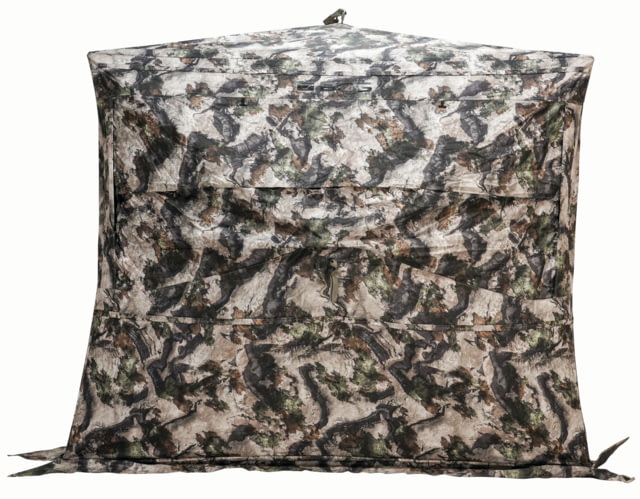 BOG Grave Digger 4-Hub Ground Hunting Blind Mossy Oak Elements Terra Brown - BOG