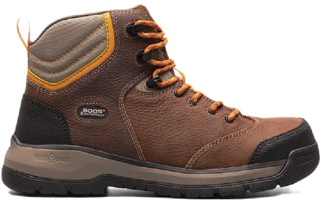 Bogs Bedrock II 6in CT WP Work Boots - Men's Brown Multi 11.5 - Bogs