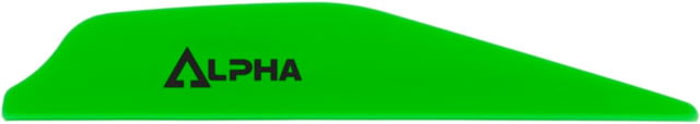 Bohning Alpha AR1250 Vane 2.8in Neon Green 36pk - Bohning