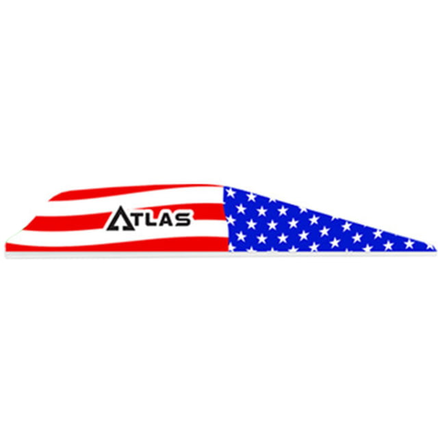 Bohning Atlas Vanes 100 Pack Red/Blue - Bohning