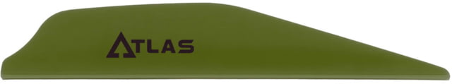 Bohning Atlas Vanes Olive Drab 100 pk 1006514