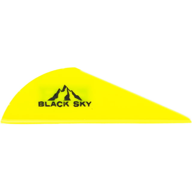 Bohning Black Sky Vane Neon Yellow - Bohning
