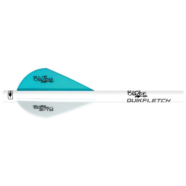Bohning Blazer QuikFletch Teal 6 pk. - Bohning