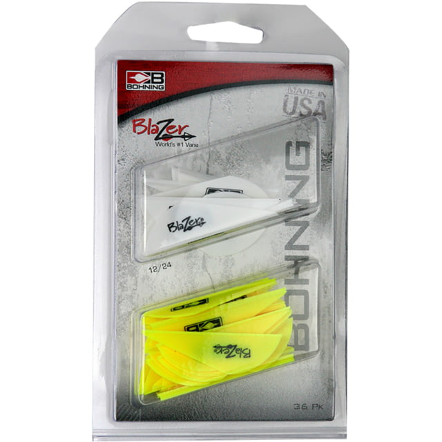 Bohning Blazer Vane Combo 1402694 White/Neon Yellow - Bohning